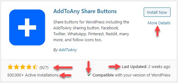 WordPress AddToAny Share Buttons Review