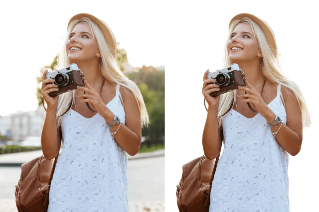 Canva Background Remover Before and After