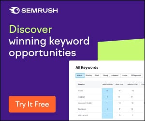 Semrush Keyword Research Ad